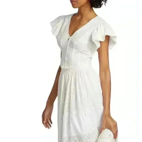 Derek Lam genna balloon sleeve bustier top NWT Sz 4 - Picture 4 of 10